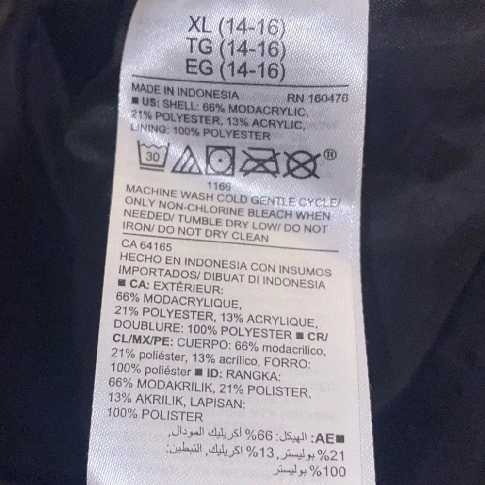 OLD Navy Kids Faux Fur Cozy Winter Vest Open Front in Tan Brown Size XL (14) - Picture 6 of 8